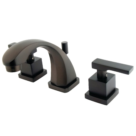 Kingston Brass KS4945QLL Executive Widespread Bathroom Faucet, Oil Rubbed Bronze KS4945QLL